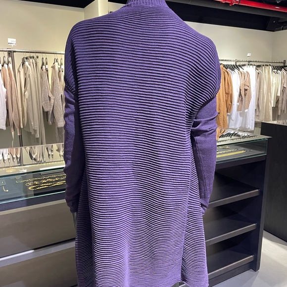 Gorgeous purple cardigan- Sarah Pacini - made in Italy - - Picture 3 of 4